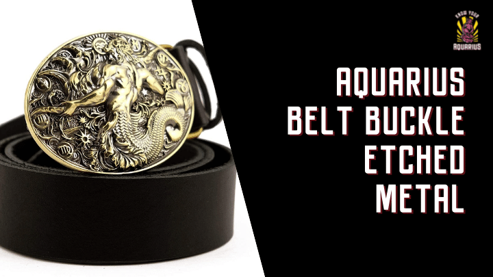 Belt Buckle Etched Metal